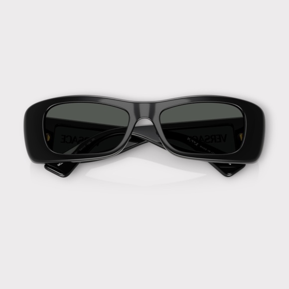 Versace VE2232 143887 Womens Sunglasses in Black Frame, Dark Grey Lens main image 6
